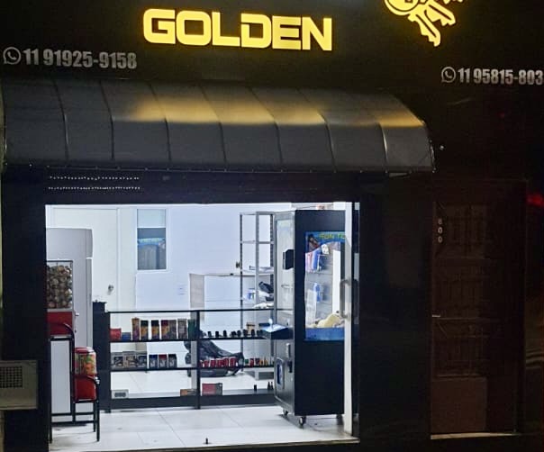 Fachada da Papelaria Golden em Jundiaí