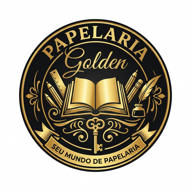 Logo Papelaria Golden